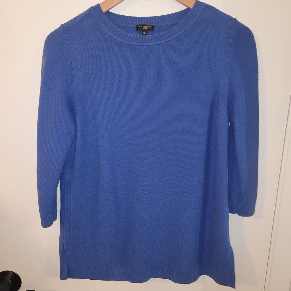 Talbots PM 3/4 sleeve Tunic sweater